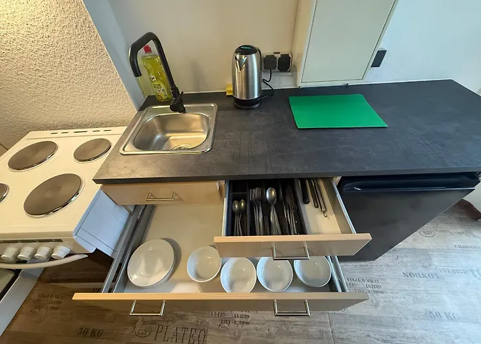All In Apartments Kueche, Bad, Schlafen Appartement